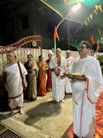 HH Swamiji's arrival at Varaha Venktesh Temple, Nagpur (28 March 2025)